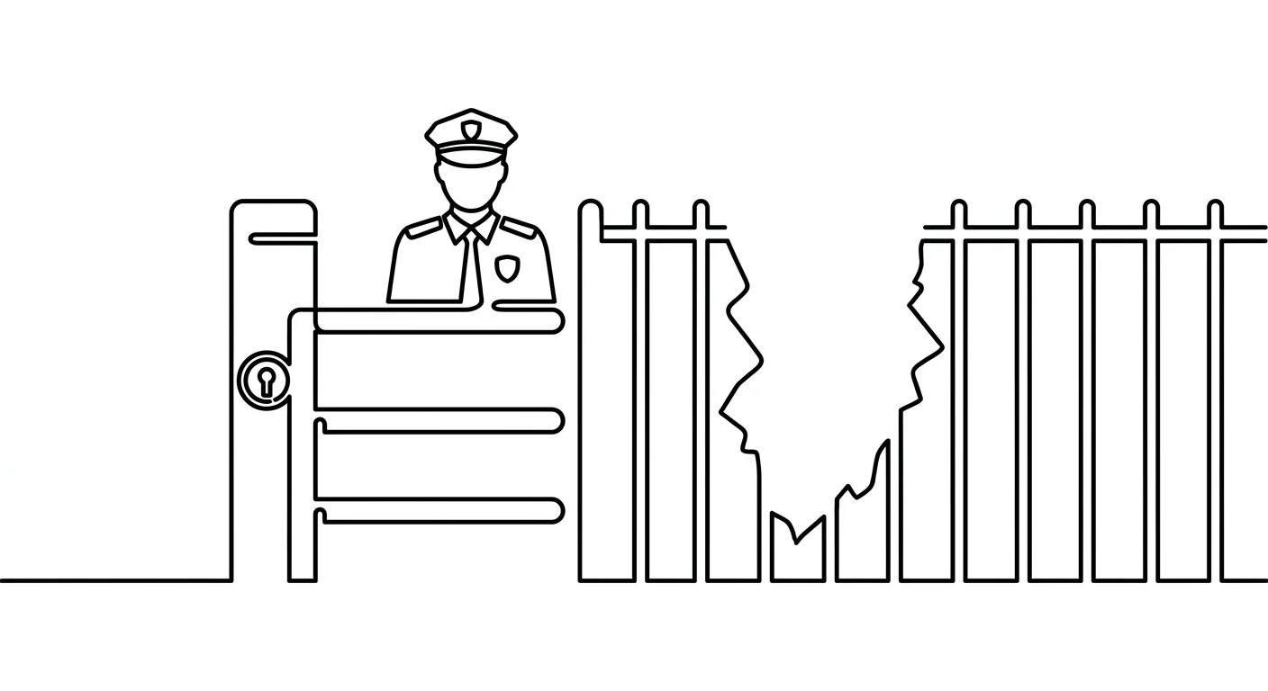Illustration for The Guardrails Only Bound the Defender
