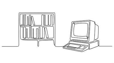 Illustration for Programming Before Google: When You Had to Actually Know Things